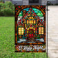O' Holy Night, Christians Xmas Garden Flag & House Flag, Nativity Christians Flag Gift