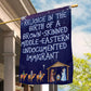 Christmas Garden Flag & House Flag, Undocumented Immigrant Welcome Outdoor Decor, Xmas Yard Decor Gift