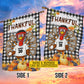 Personalized Thanksgiving Lacrosse Garden & House Flag, Thankful For Lacrosse With Turkey Outdoor Decor, Yard Decor Gift For Lacrosse Lovers