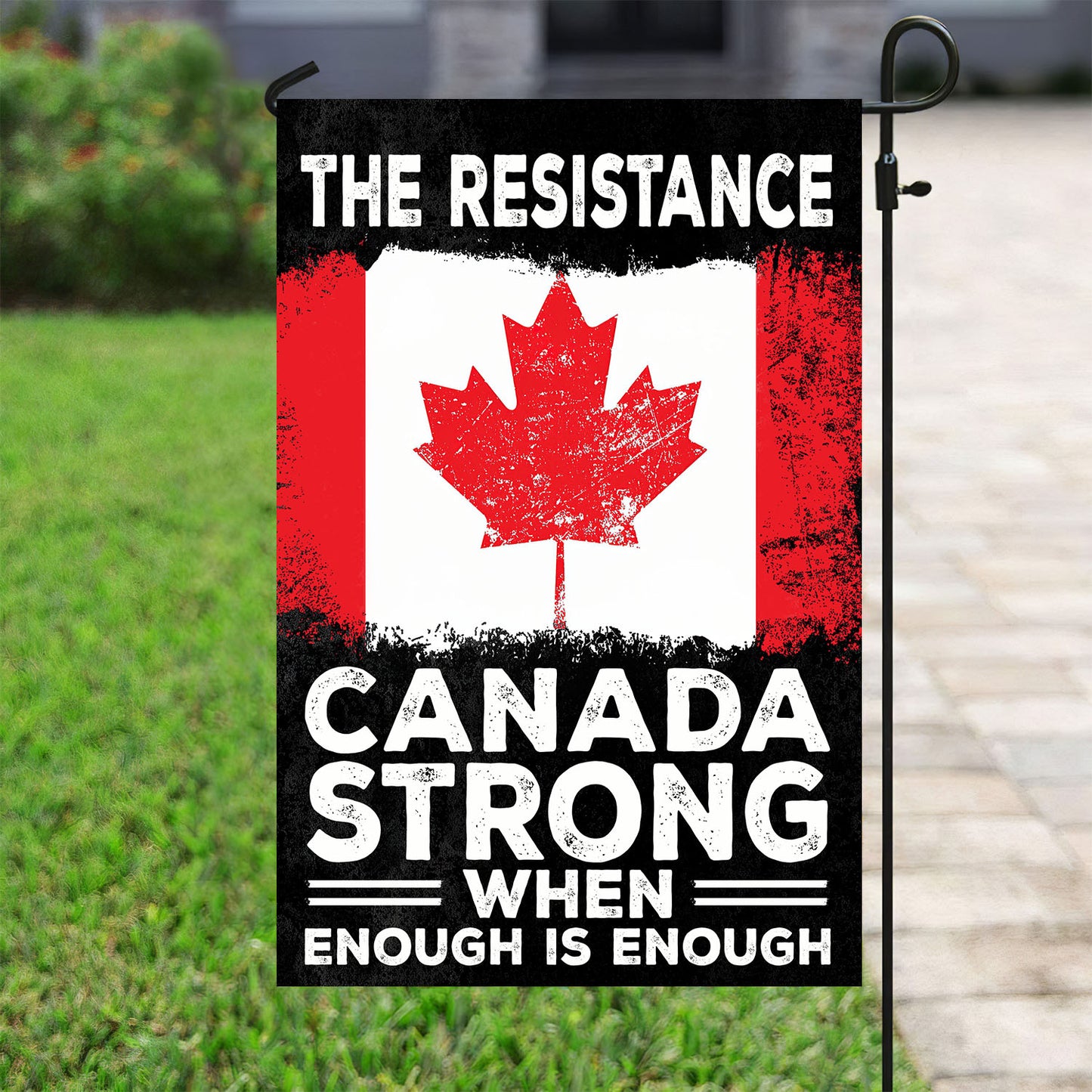 July 4th Garden Flag - House Flag, The Resistance Canada Strong, Independence Day Yard Flag Gift Canadians