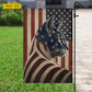 July 4th Cat USA Garden Flag & House Flag, Freedom Has Fur Patriotic Cat Outdoor Decor, Independence Day Yard Flag Gift For Cat Lover