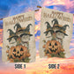 Halloween Cat Garden Flag House Flag, Happy Halloween Trio Yard Flag Spooky Season Gift For Cat Lovers