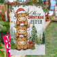 Christmas Cow Farm Garden & House Flag, Merry Christmas Heifer Yard Flag, Xmas Gift For Cow Lovers