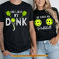 Pickleball Couple Matching T-shirt, She Likes My Dink & He Likes My Pickleballs Couple Tees Gift For Pickleball Lover
