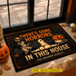 Funny Personalized Halloween Doormat, There’s Some Horrors In This House Doormat For Home Decor Housewarming Spooky Season Gift