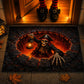 Halloween Scary Skeleton Pirate Doormat, Dead Men Do Knock Doormat For Home Decor Housewarming Spooky Season Gift For Skeleton Lover