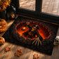 Halloween Scary Skeleton Pirate Doormat, Dead Men Do Knock Doormat For Home Decor Housewarming Spooky Season Gift For Skeleton Lover