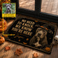 Funny Personalized Halloween Dog Doormat, No Need To Knock Doormat For Home Decor Housewarming Spooky Season Gift For Dog Lover