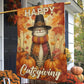 Funny Thanksgiving Cat Garden & House Flag, Happy Catsgiving Thankful Outdoor Decor, Yard Decor Gift For Cat Lovers
