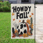 Interesting Cow Thanksgiving Garden Flag & House Flag, Howdy Fall Thankful Season Outdoor Decor, Yard Decor Gift For Cow Lovers