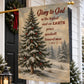 Christmas Jesus Garden & House Flag, Glory To God In The Highest Yard Flag, Vintage Xmas Gift For Christians