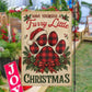Vintage Christmas Dog Paws Garden & House Flag, Have Yourself Funny Little Christmas Yard Flag, Xmas Gift For Dog Lover
