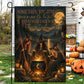 Halloween Witch Garden & House Flag, You Just Have To Put On The Hat Yard Flag Spooky Season Gift For Witch Lover