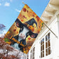 Thanksgiving Cow Garden Flag & House Flag, Moo I Mean Boo Thankful Season Outdoor Decor, Yard Decor Gift For Cow Lovers