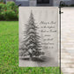 Christmas Tree Garden Flag & House Flag, Glory To God In The Highest, Welcome Outdoor Decor, Xmas Yard Decor Gift For Christmas Tree Lovers