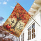Thanksgiving Garden Flag & House Flag, Fall For Jesus, Thankful Outdoor Decor, Autumn Yard Decor Gift