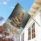 Christmas Book Garden Flag & House Flag, Merry Christmas, Welcome Outdoor Decor, Xmas Yard Decor Gift For Books Lovers