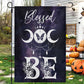 Halloween Flag House Flag, Blessed Be Yard Flag Spooky Season Gift To Decor House Or Office