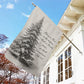 Christmas Tree Garden Flag & House Flag, Glory To God In The Highest, Welcome Outdoor Decor, Xmas Yard Decor Gift For Christmas Tree Lovers