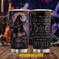 Personalized Halloween Witch Tumbler, I Believe In Magic, Spirits & Myself, Spooky Season Stainless Steel Tumbler, Travel Mug Tumblers Gift For Witch Lover