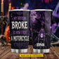 Personalized Halloween Motorcycle Witch Tumbler, My Broom Broke So Now I Ride A Motorcycle, Spooky Season Stainless Steel Tumbler, Travel Mug Tumblers Gift For Bikers