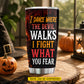 Personalized Halloween Firefighter Skeleton Tumbler, I Dance Where The Devil Walks, Spooky Season Stainless Steel Tumbler, Travel Mug Tumblers Gift For Firefighter Lover