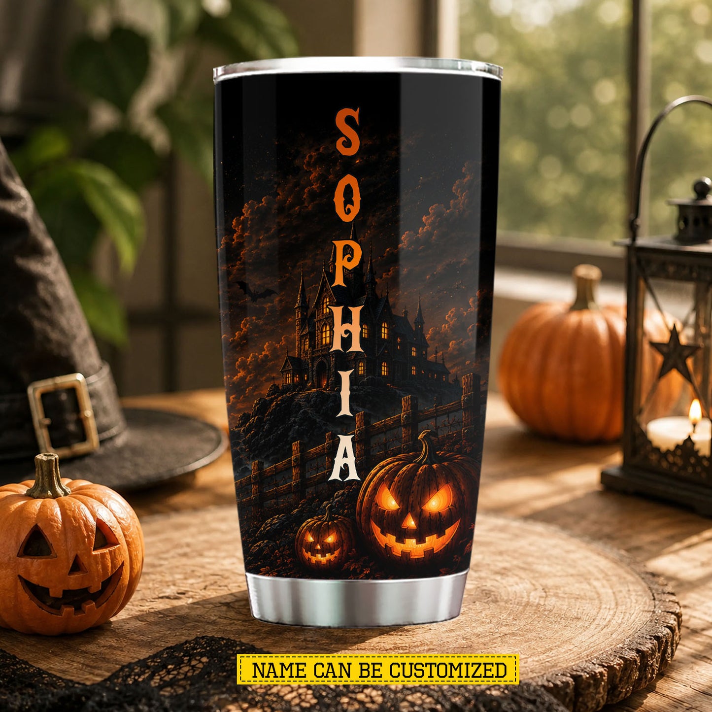 Personalized Halloween Trike Witch Tumbler, My Broom Broke So Now I Ride A Trike, Spooky Season Stainless Steel Tumbler, Travel Mug Tumblers Gift For Bikers