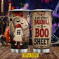 Personalized Halloween Ghost Baseball Tumbler, A Day Without Baseball Is Boo Sheet, Spooky Season Stainless Steel Tumbler, Travel Mug Tumblers Gift For Baseball Lover