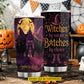 Personalized Halloween Couple Witch Tumbler, Witches By Nature, Spooky Season Stainless Steel Tumbler, Travel Mug Tumblers Gift For Your Best Friend