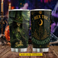 Personalized Halloween Witch Tumbler, Hex The Patriarchy, Spooky Season Stainless Steel Tumbler, Travel Mug Tumblers Gift For Witch Lover