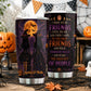 Personalized Halloween Bestie Witch Tumbler, Friends Until We Die, Spooky Season Stainless Steel Tumbler, Travel Mug Tumblers Gift For Your Best Friend
