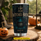 Personalized Halloween Coffee Witch Tumbler, Witches Brew Coffee Co, Spooky Season Stainless Steel Tumbler, Travel Mug Tumblers Gift For Witch Lover