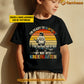 Funny Personalized Back To School Hockey Boy Kid T-shirt, I'm Ready To Slapshot My Way Into Kindergarden Sport Tees Gift For Hockey Lovers