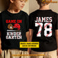 Personalized School Baseball Kid Two-sided T-shirt, Game On Sport Tees Gift For Baseball Lovers