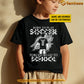 Funny Personalized Back To School Soccer Boy Kid T-shirt, Born To Play Soccer Sport Tees Gift For Soccer Lovers