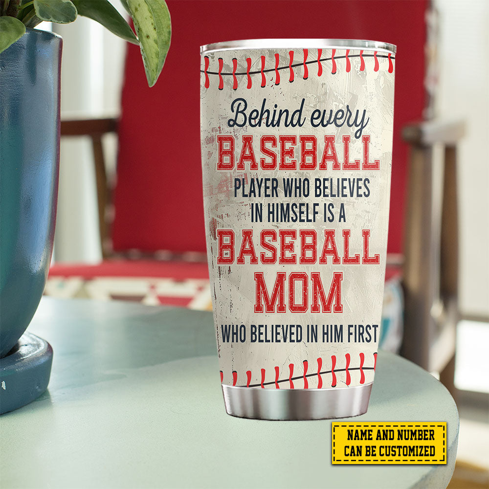 Custom Baseball Glitter Tumbler online