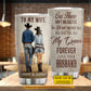 Personalized Cowboy Cowgirl Love Couple Tumbler, To My Wife Stainless Steel Tumbler, Valentine Tumbler Gifts For Cowgirl Wife From Cowboy Husband