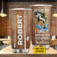 Funny Personalized Fishing Tumbler, I Like It When She Bends Over Stainless Steel Tumbler, Travel Mug Tumblers Gift For Fishing Lovers