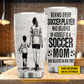 Personalized Soccer Mom Son Tumbler, Behind Every Soccer Player Sports Stainless Steel Tumbler, Travel Mug Tumblers Mother's Day Gift For Mom From Soccer Boy