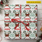 Personalized Christmas Lacrosse Wrapping Paper, Lacrosse Sticks And Holiday Bows Wrapping Paper Rolls, Xmas Gift Wrap For Lacrosse Lover