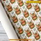 Cute Personalized Christmas Reindeer Wrapping Paper, Cute Reindeer Smiles Wrapping Paper Rolls Xmas Gift