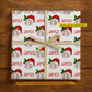 Personalized Baseball Santa Wrapping Paper,  Custom Sports Wrapping Paper, Christmas Gift Wrap For Baseball Lover