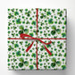 Shamrock Wrapping Paper, Lucky Greens, Ready To Gift Wrapping Paper Rolls, St Patrick's Day Gift Wrap For Irish Lover