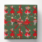The 1950s Retro Vintage Christmas Wrapping Paper Wrapping Paper, Red Pin Up Girls Wrapping Paper Rolls, Xmas Gift Wrap