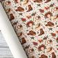 Vintage Western Christmas Cowboy Wrapping Paper, Cowboy Hat & Longhorn Skull Wrapping Paper Rolls, Xmas Gift Wrap For Cowboys