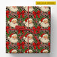 Vintage Personalized Leopard Santa With Red Bow Wrapping Paper, Wild About Christmas Wrapping Paper Rolls, Xmas Gift Wrap