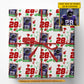 Personalized Football Wrapping Paper, Football Star Pattern Wrapping Paper Rolls, Gift Wrap For Football Lover