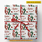 Personalized Christmas 67 Meme Wrapping Paper, Six Seven With Santa Riding Sleigh In White Background Wrapping Paper Rolls Xmas Gift