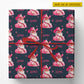 Personalized Christmas Cowboy Wrapping Paper, Howdy Christmas Pink Cowboy Santa Wrapping Paper Rolls, Xmas Gift Wrap For Cowboys