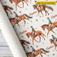 Personalized Dressage Rider Wrapping Paper, A Very Merry Horse Girl Wrapping Paper Rolls, Gift Wrap For Equestrian, Horse Lover